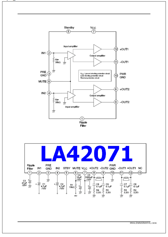 LA42071 pdf