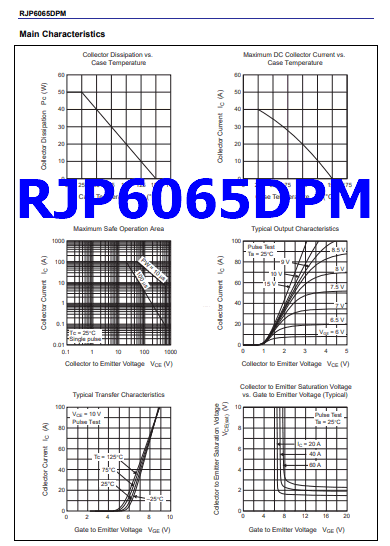 RJP6065DPM datasheet igbt