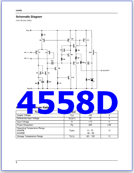 4558D datasheet