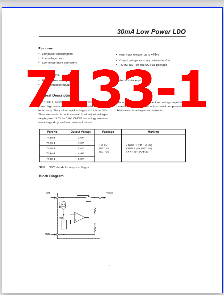 7133-1 pdf datasheet