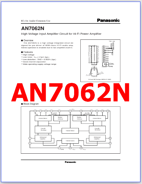 AN7062N pdf pinout