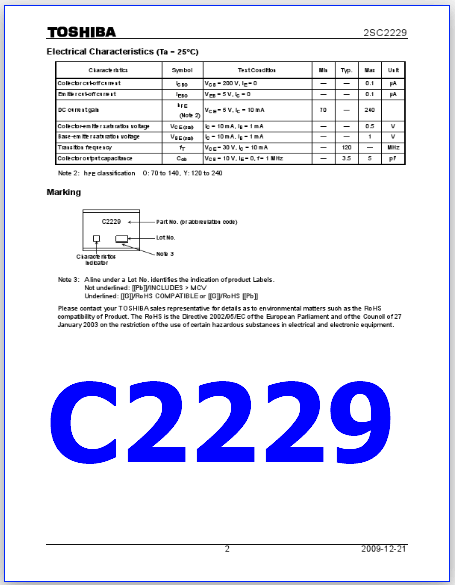 C2229 pdf transistor