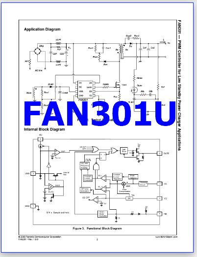 FAN301U pinout datasheet