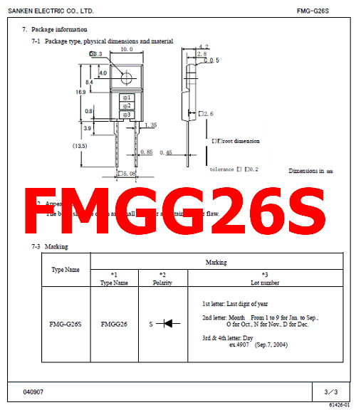 FMGG26S pdf diode rectifier