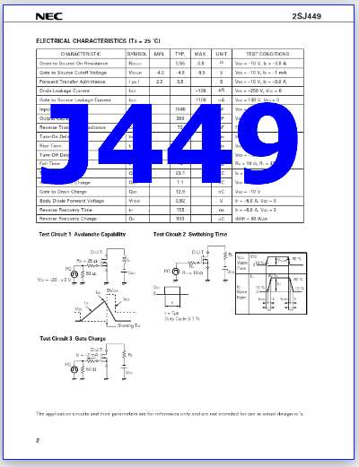 J449 pdf transistor