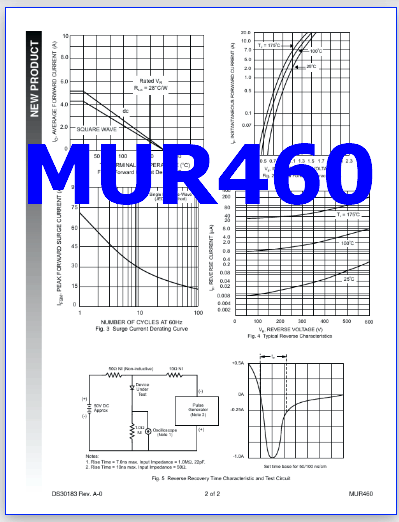 MUR460 datasheet