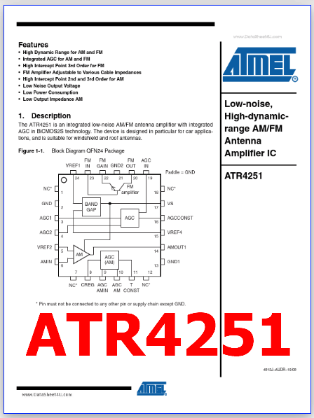 ATR4251 pdf datasheet
