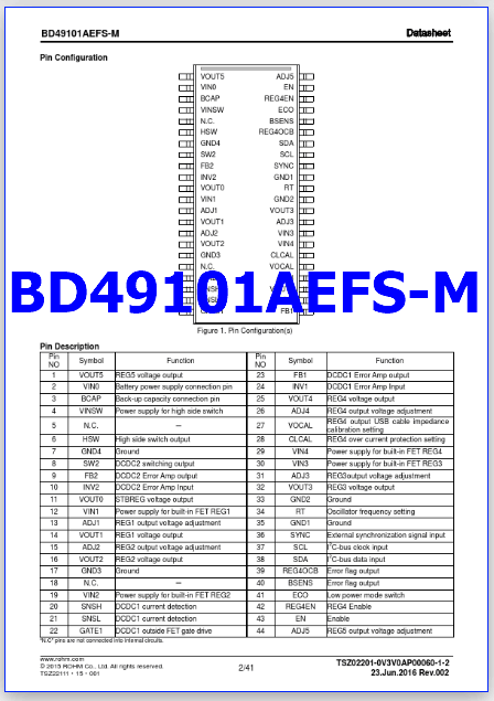 BD49101AEFS-M pinout