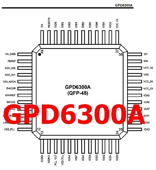 GPD6300A pinout