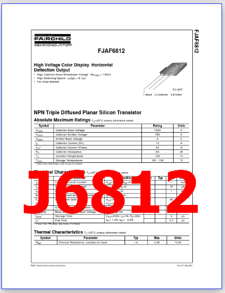 J6812 pdf pinout