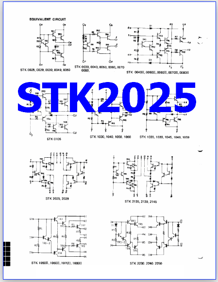 STK2025 circuit diagram