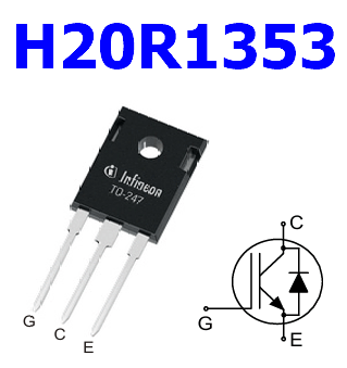 igbt H20R1353 pinout