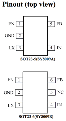 SY8009 datasheet