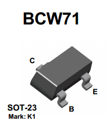 BCW71 datasheet