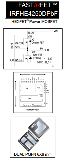 IRFHE4250DPBF datasheet