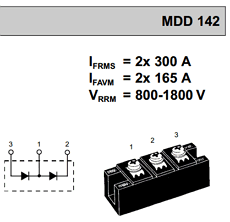MDD142-08N1 datasheet