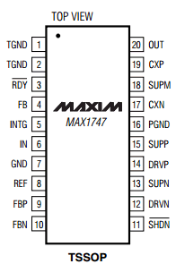 MAX1747 datasheet