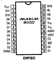 MAX501AENG datasheet