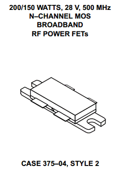 MRF175GV datasheet