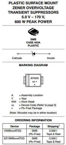 1SMB28AT3G datasheet