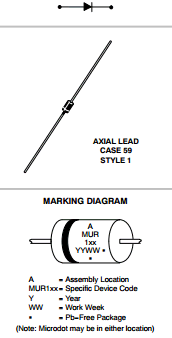 MUR105 datasheet