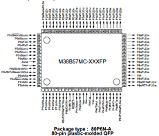 M38B57MC-XXXFP datasheet