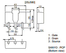2SJ580 datasheet