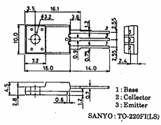 thumbnail image 2 of SANYO TT2062 High Voltage NPN Transistor - 1500V 35A 85W - USA Seller, Fast Shipping 2 of 5