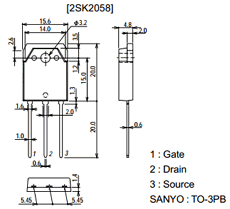 K2058 datasheet