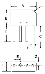 KBP206G datasheet